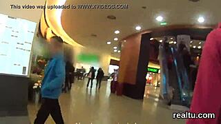 Hey, glamorous Czech nympho, wanna ride POV at the shopping centre?