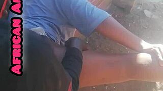 African Amateur Sucks Big Black Cock