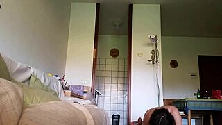 The brunette couple enjoys rough cowgirl and facial cumshots