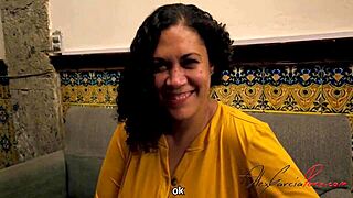 In a new scene for AlexGarciaPorn, the performer plays a mature neighbor needing help to get pregnant, and a compatriot who got her pregnant by going bareback and pegged her pussy with milk