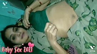Hot Indian virgin girl fucks her stepbrother outside