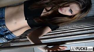 I'm fingering my wet pussy while detained in jail