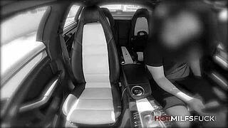 Hot milfs fuck - chesty blonde Ava takes huge cum load, dangit, in mouth.