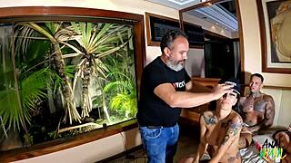 Zarah Santti's Reality Gangbang with Jhonny Gab