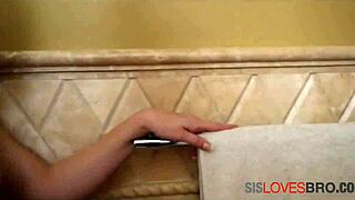 step sister reluctantly engages in intimate activities despite disgust.