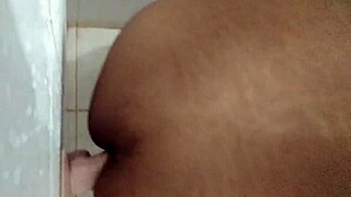 Who’s Fucking My Ass with Dildo in Bathroom?