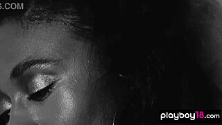 i'm showing my perfect natural tits as a flexible ebony dancer.