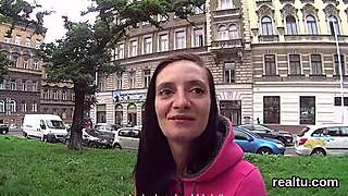 Hey, glamorous Czech nympho, wanna ride POV at the shopping centre?