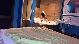 Black Emo Amateurs Fuck Passionately In Hotel!