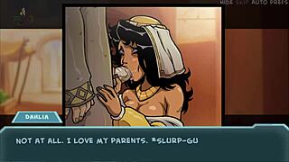 star channel 34 part 72 dahlia gives blowjob in anime hentai cartoon