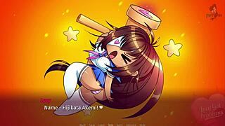 lucy faces magical girl problems with big tits and ass kissing 😊