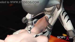 She Says, 'Ride My Monster Cock In Cowgirl While I Deepthroat You In The Spacecraft'