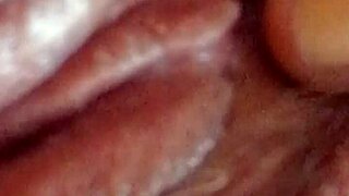 Horny Woman Masturbates, Feeling Intense Pleasure And Cumming.