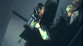 why is the office slut sucking the cleaner's cock and riding him?