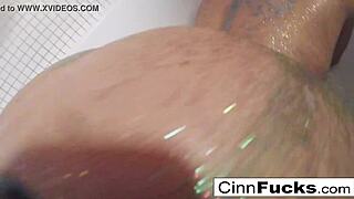 christiana, are you glittering in the shower?