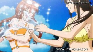 feeling the sexy ecchi bikini madness in this hentai part 2