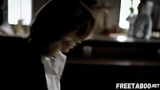Dillion Harper a cute real estate agent, gives a hard core blowjob, and gets fucked hard
