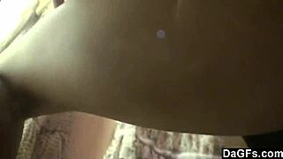 Teen blonde gets tan and pleasures herself in HD video