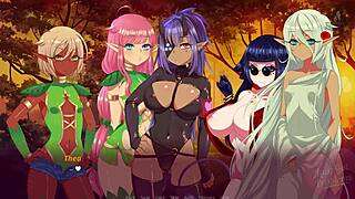 lucy faces magical girl problems with big tits and ass kissing 😊