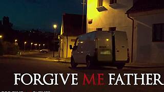 Blonde milf gets blindfolded and roughly fucked doggystyle, oiled up with big cock, cumshot ends it