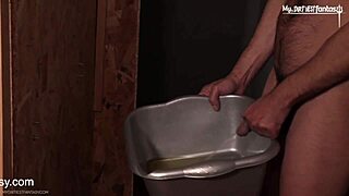 Two Hot Studs Fuck A Third On A Wall With A Fist