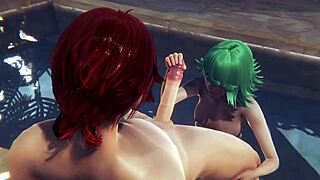 Tatsumaki from One Punch Man receives handjob and gets fucked hard in anime porn