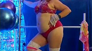 Hey, watch Steffi's hot pink pussy dance! 🔥