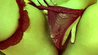 Homemade amateur playing with natural tits during masturbation and anal assfucking