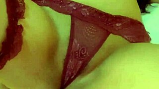 Homemade amateur playing with natural tits during masturbation and anal assfucking