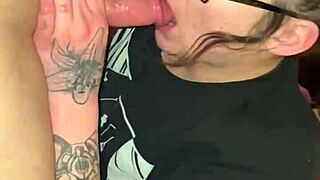 She loves sucking and swallowing cum!