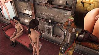 폴아웃4 기계가 엉덩이랑 애널 제대로 박아줌