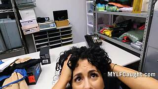 Can You Believe Latina Milf Caught Stealing Fairy Lights?