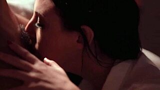 sexy natural big tit interracial lesbian couple angela white jenna foxx eating juicy pussy deep and tender 😍