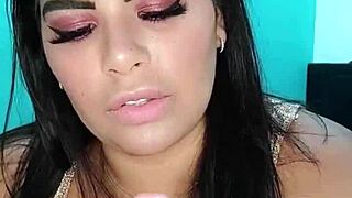 i'm sheila ortega giving jerk off instructions in spanish, showing my tits and pussy