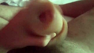 German guy plays with new toys for solo masturbation