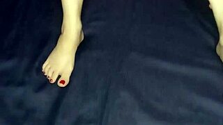 Cuckold CUMSshot—you can tell she likes that this naughty Brazilian wife gives a handjob!