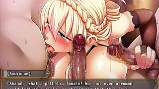 Princess Knight Defeated! Pathetic Slave!