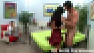 The old man finally sees his wife fucking a pornstar in hardcore fetish scene