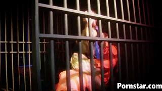 Francesca Felucci and Stacey Saran get nailed in prison threesome 😈