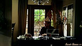 lovely teen 18+ gets deeply banged in missionary during roleplay group fantasy