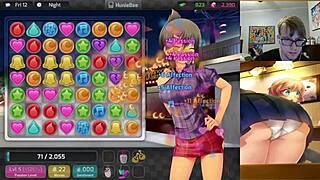 Separated MILF teacher Aiko and Jessie explode a creampie in Huniepop xxx