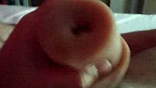 German guy plays with new toys for solo masturbation