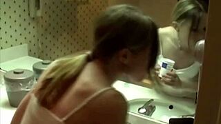 Dagfs - My Girlfriend Caught on Camera Masturbating in Bathroom with Shaved Body