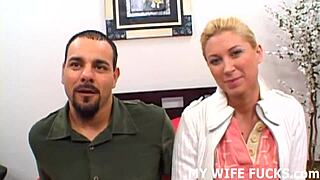 The old man finally sees his wife fucking a pornstar in hardcore fetish scene