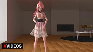 Chocolate Strip Dance with Ripped Clothes