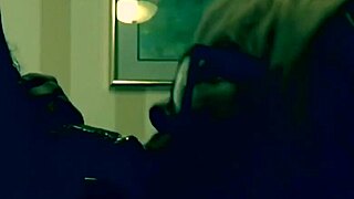 Cherry Soda at the NO TELL MOTEL getting a blowjob in an interracial threesome.