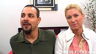 The old man finally sees his wife fucking a pornstar in hardcore fetish scene