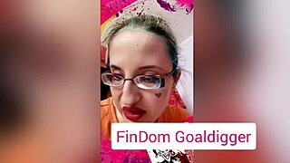 Will the blonde femdom give you orgasm through sensual instruction?