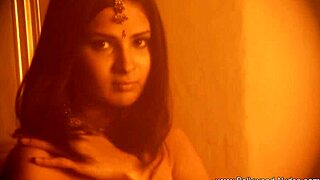 Beautiful indian babe shows off her cute brunette charm