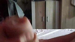 German guy plays with new toys for solo masturbation